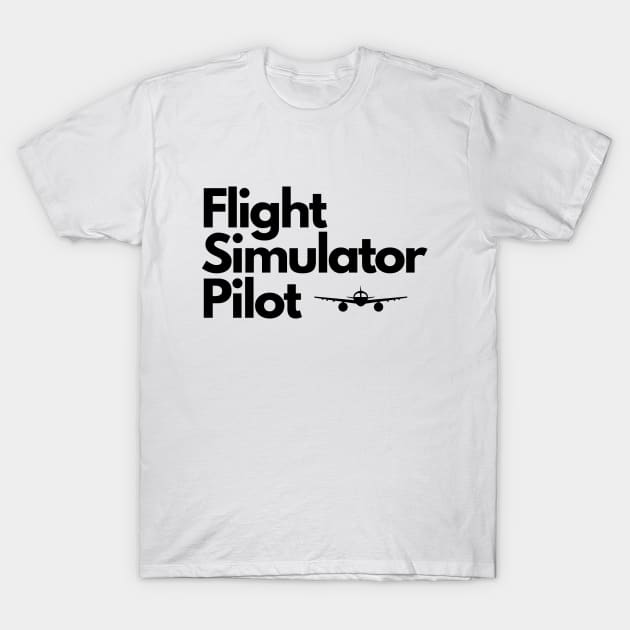 Flight Simulator Pilot T-Shirt by Jetmike